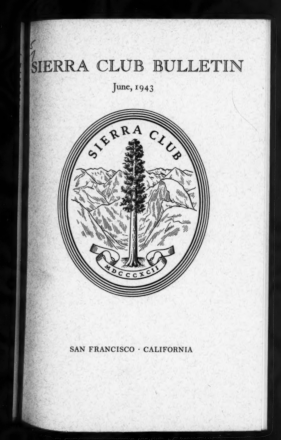 Sierra Club Bulletin 1943 Vol 28 No 3 June thumbnail